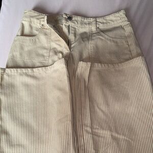 Cali 1850 Beige Striped Trousers
